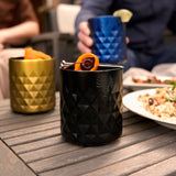 Paragon Stainless Steel Rocks Tumbler in Obsidian