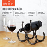 Horseshoe 3 Bottle Wine Rack