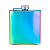 Mirage Rainbow 6 oz Stainless Steel Flask