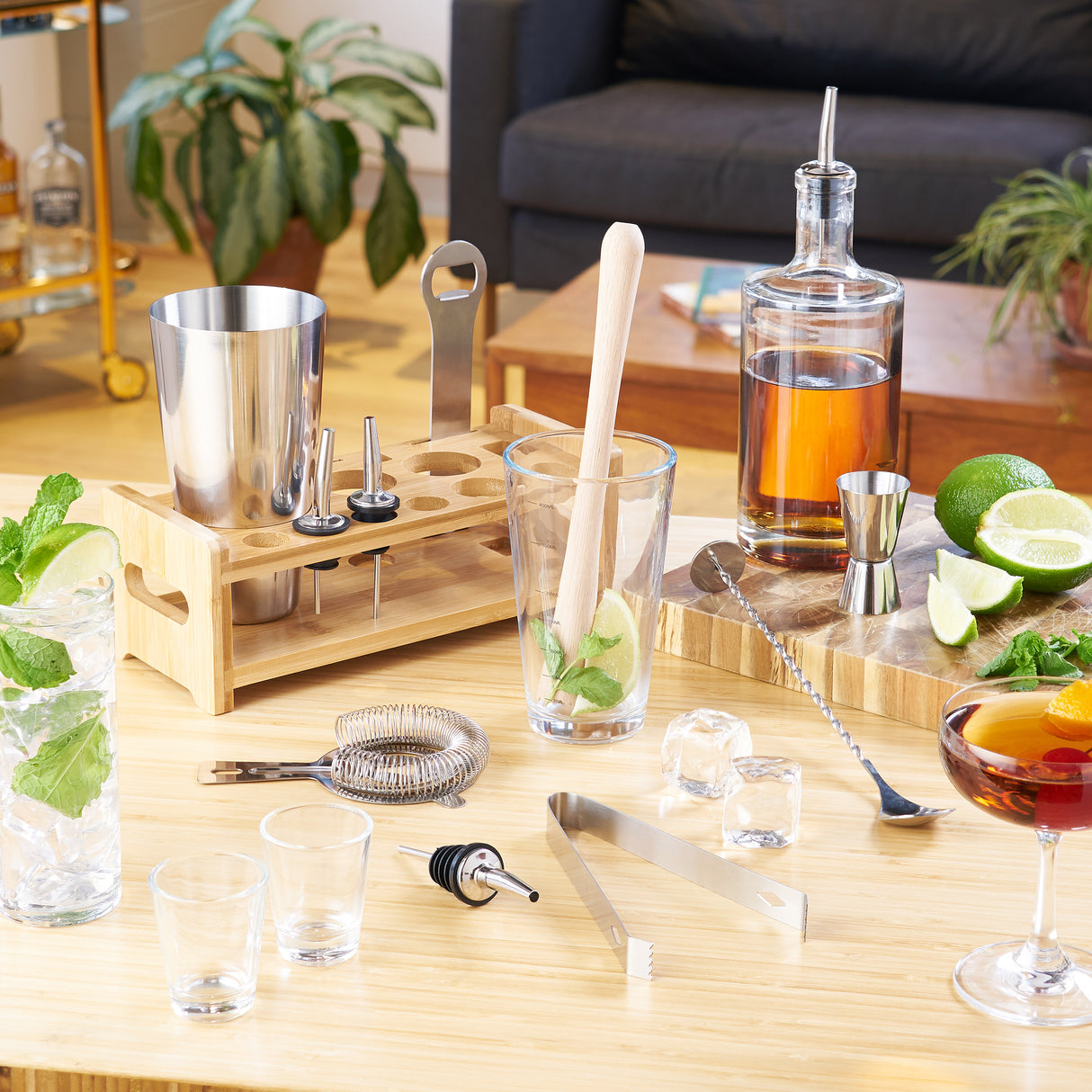 14-Piece Mixologist Barware Set