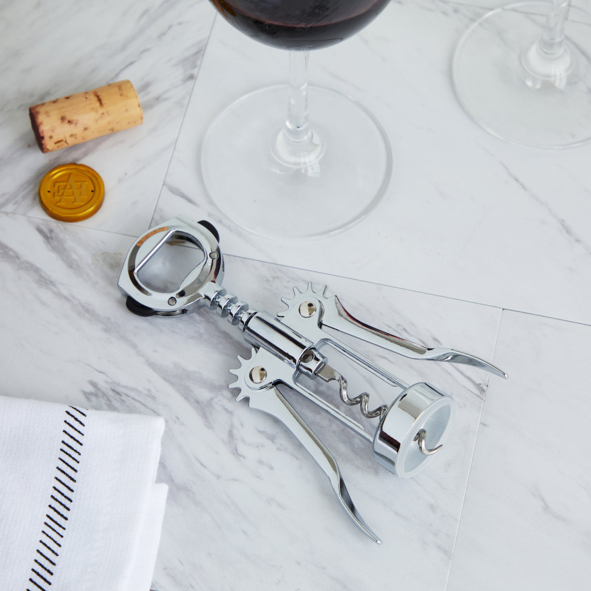 Winged Corkscrew with Foil Cutter