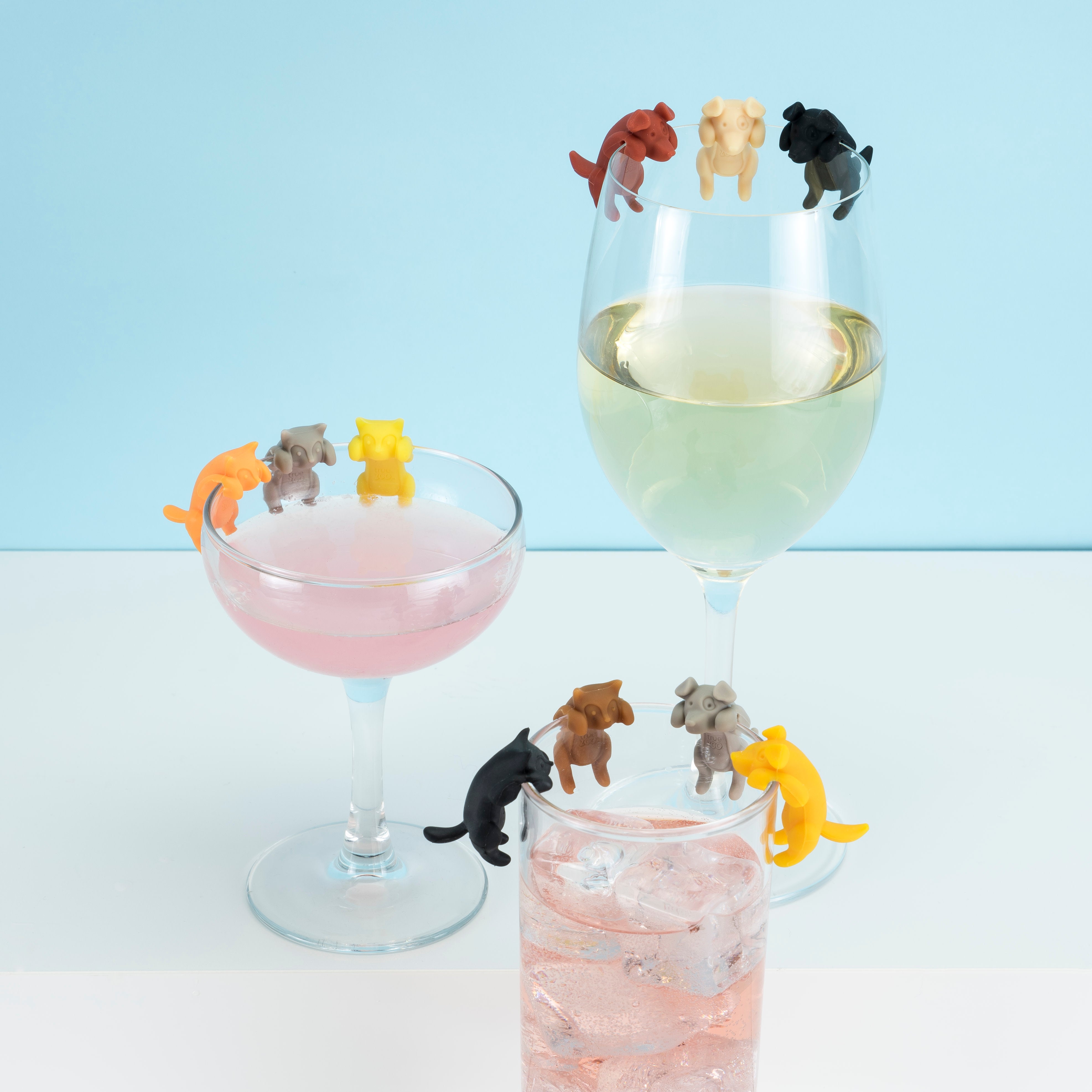 TrueZoo Paws Off Cat Silicone Drink Marker - Thumbnail 4