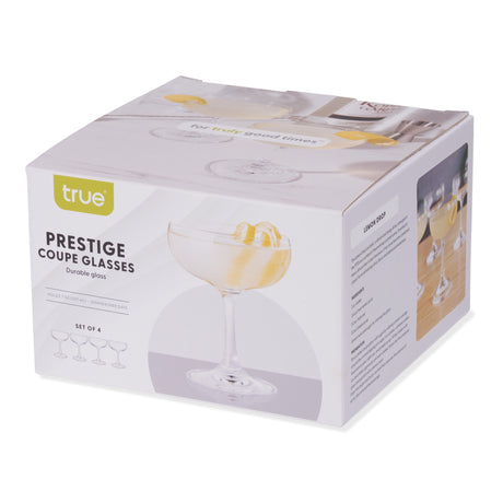 Coupe 7 oz Cocktail Glasses, Set of 4