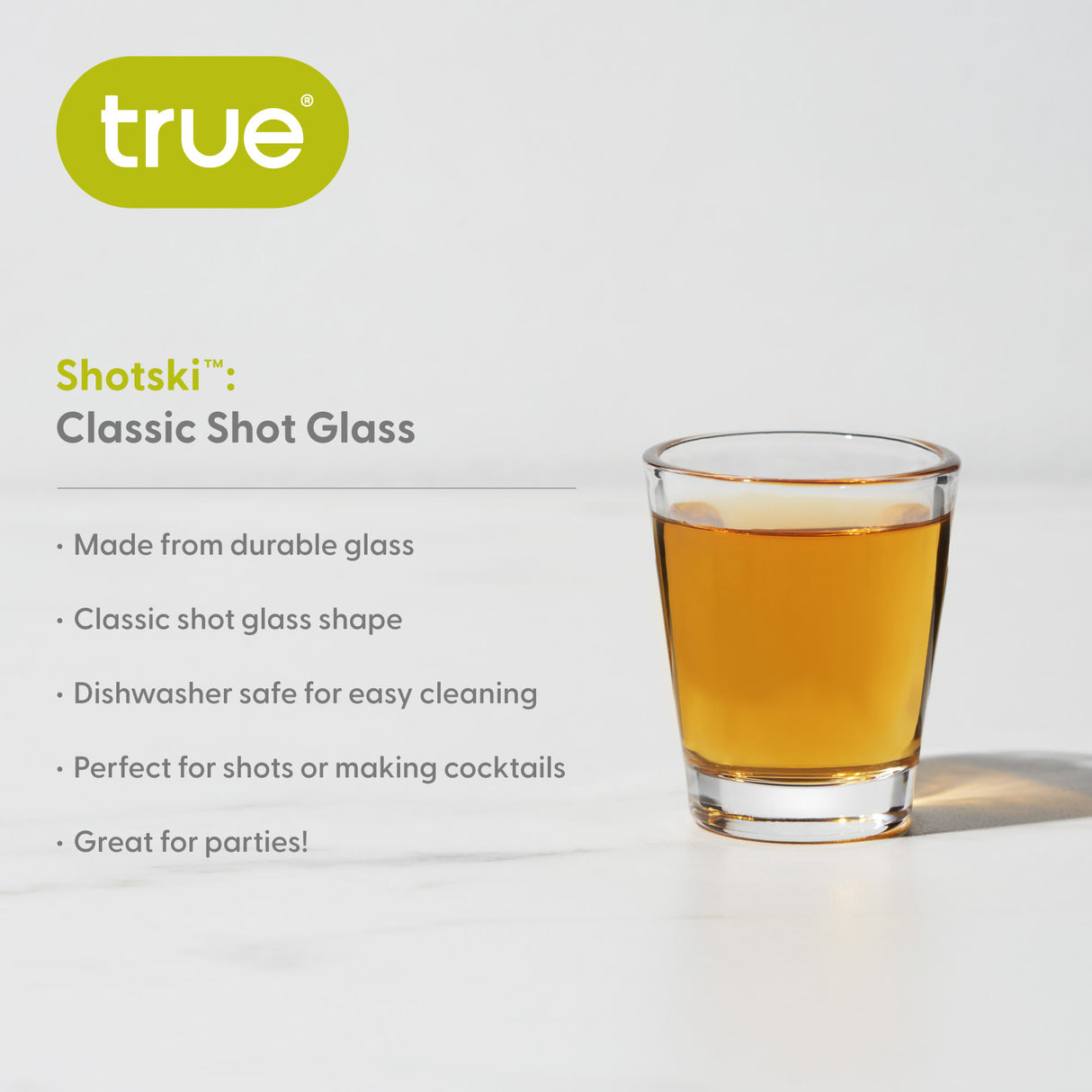 Shotski 1.5 oz Classic Shot Glass, Bulk