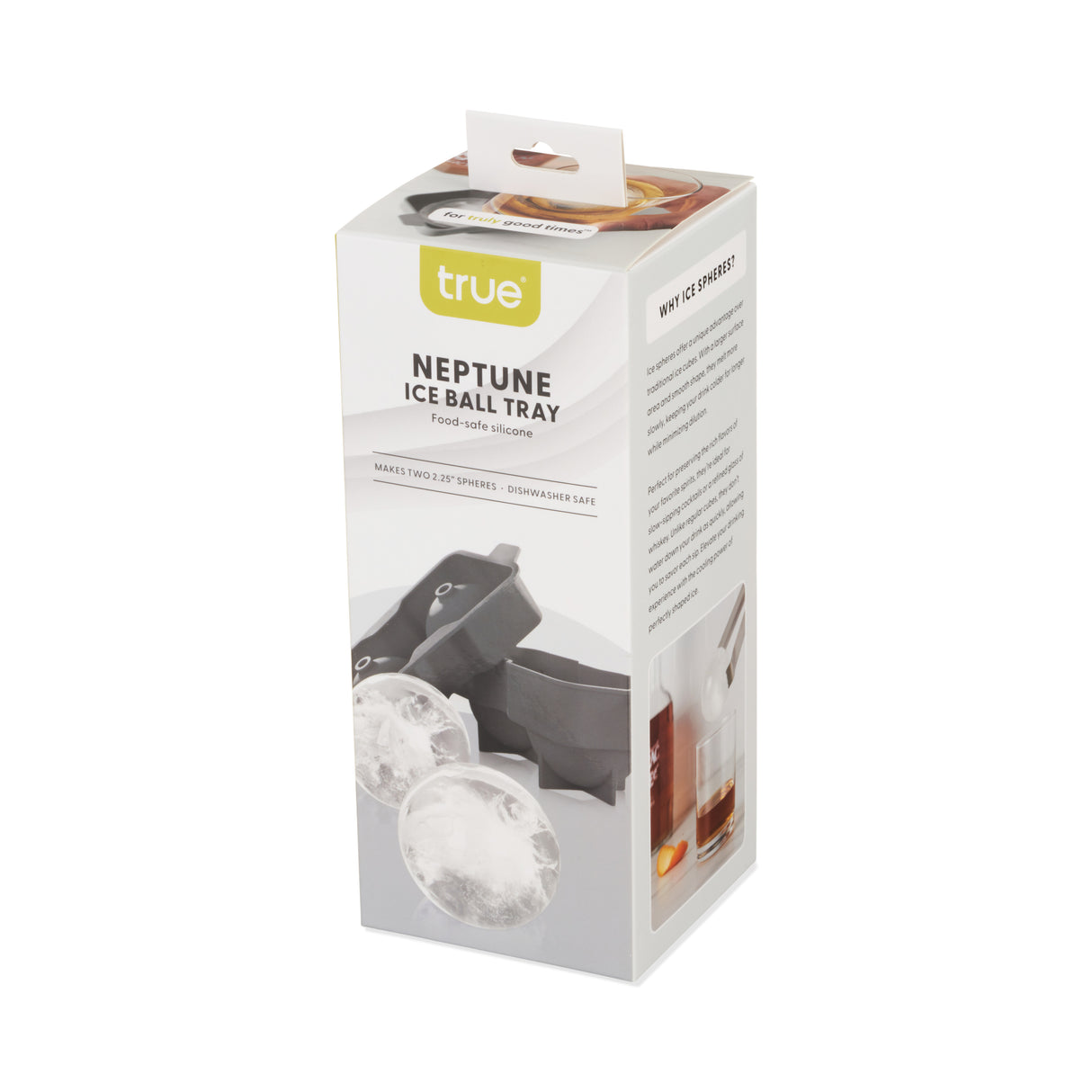 Neptune 2.25" Silicone Ice Sphere Mold in Gray