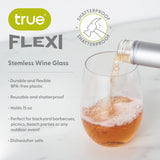 Flexi 8 oz Stemless Wine Cup, Bulk