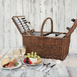 Cape Cod Wicker Picnic Basket Set