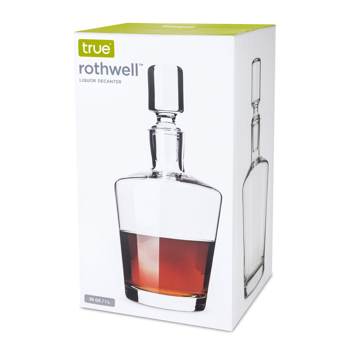 Rothwell 36 oz Spirit Decanter with Crystal Stopper