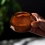 Tequila Copita Glass in Amber