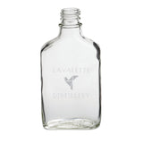 Admiral Parker Leather-Wrapped 7 oz Glass Flask