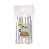 Party 1 oz Plastic Shot Glasses in Clear, Set of 50