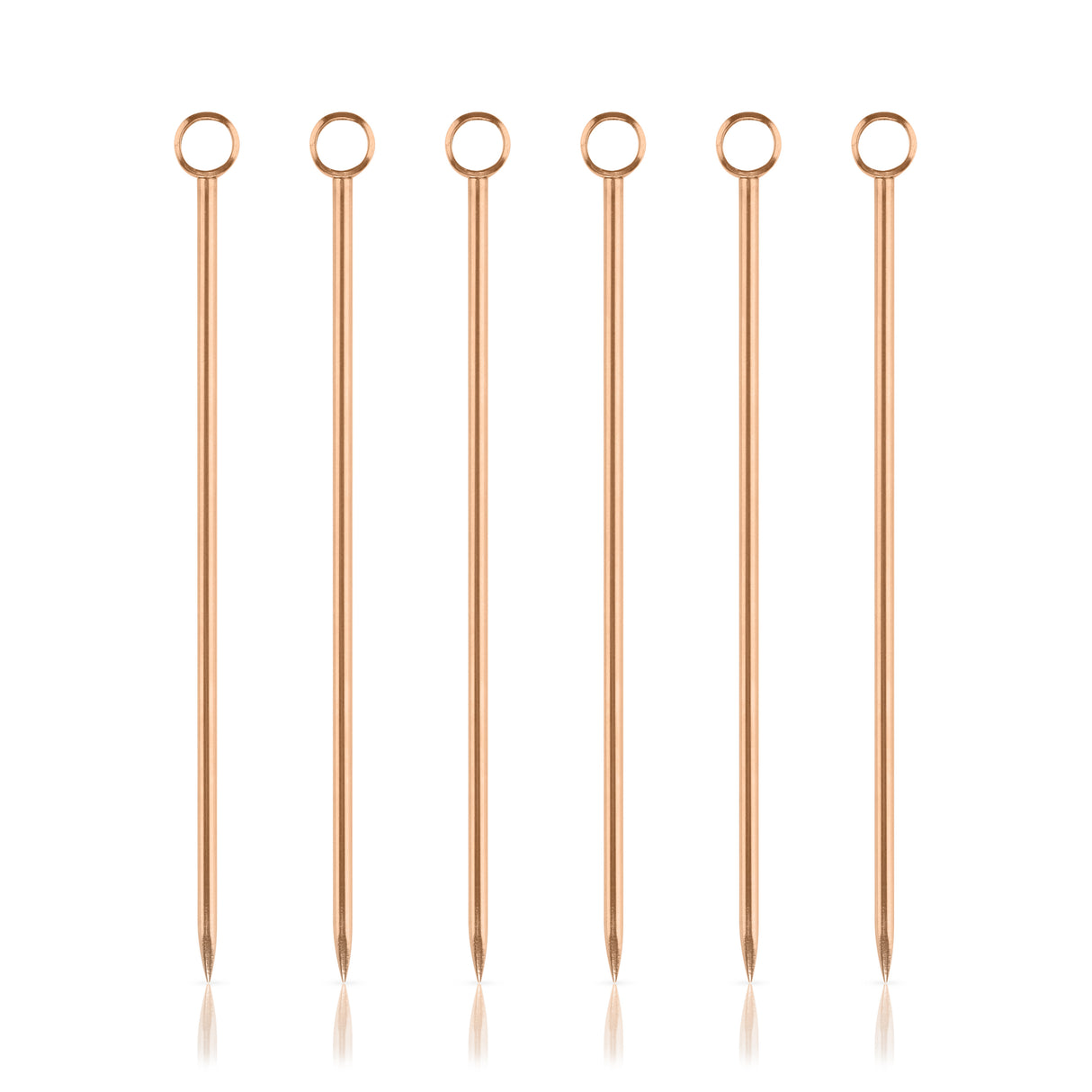 Summit Cocktail Picks in Copper, Set of 6