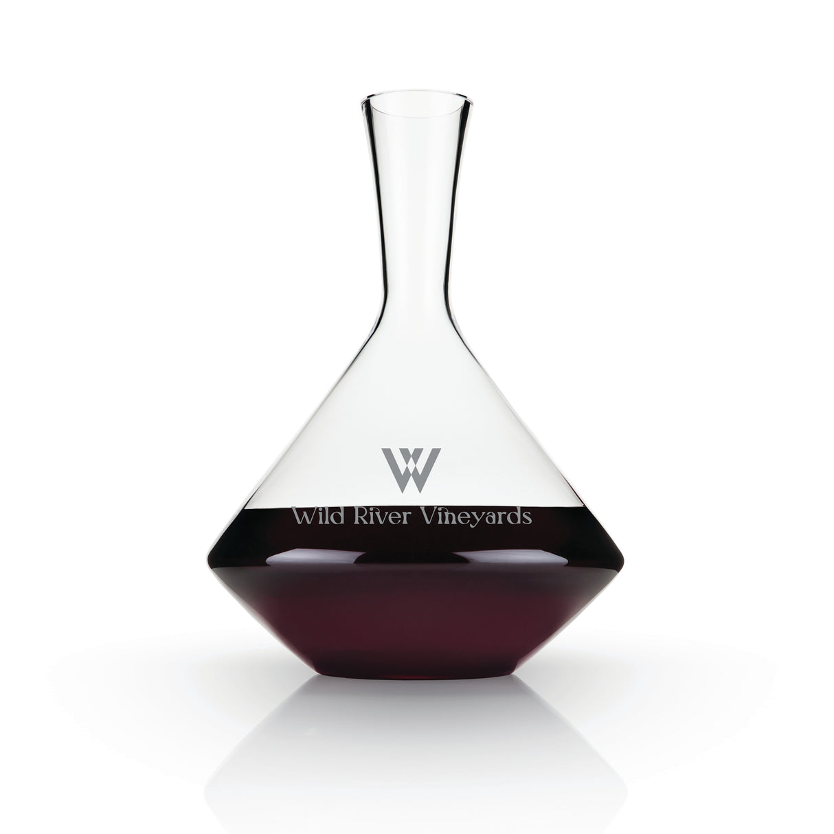 Raye Crystal Angled Wine Decanter