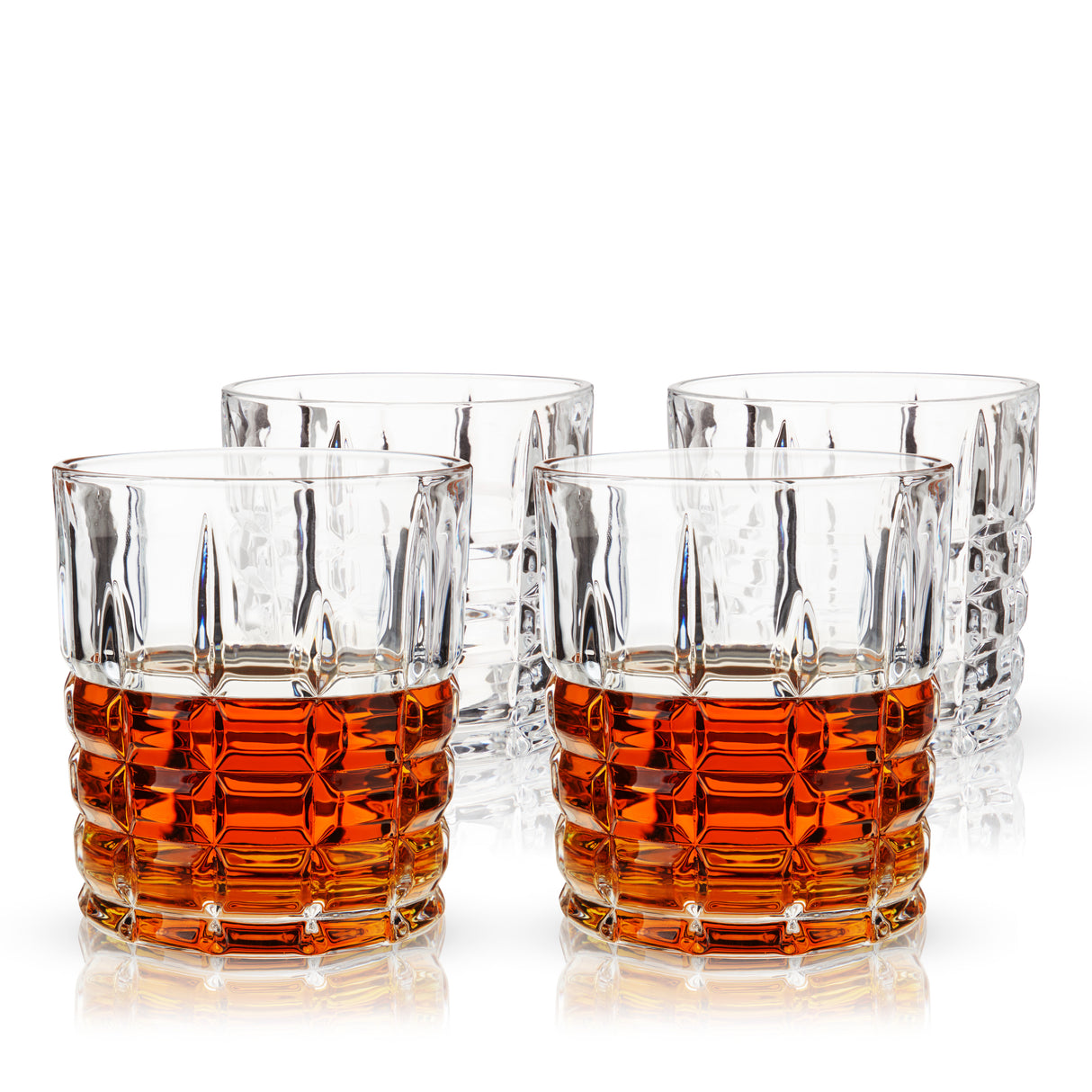 Highland Crystal DOF Tumblers, Set of 4