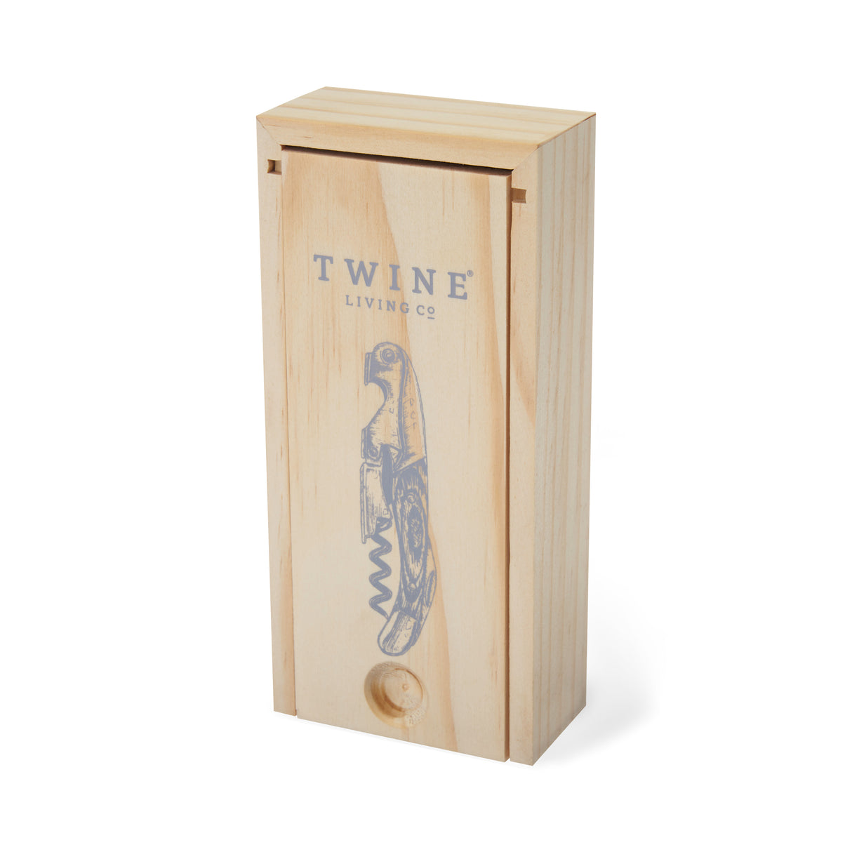 Wooden Handled Double-Hinged Corkscrew in Gift Box