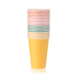 Party Paper Cups in Assorted Colors, Set of 20