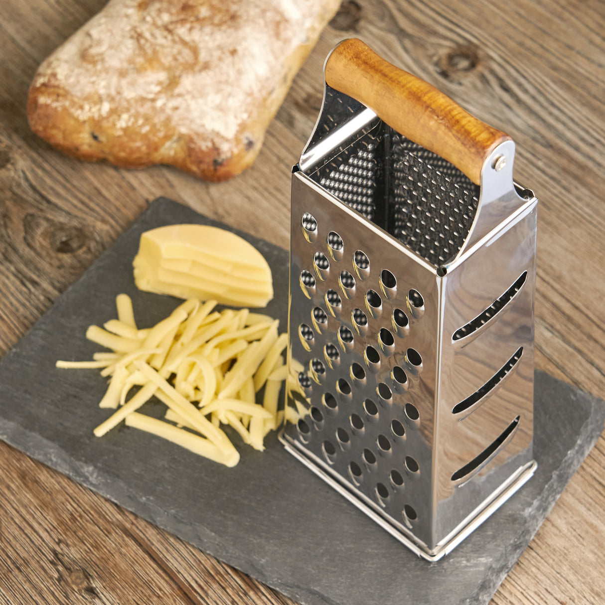 Acacia Wood Handled Cheese Grater