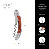 Curve Wood Waiter's Corkscrew