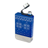 Nordic Knit 6 oz Stainless Steel Flask