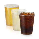 Party 10oz Clear Plastic Tumblers, Set of 50