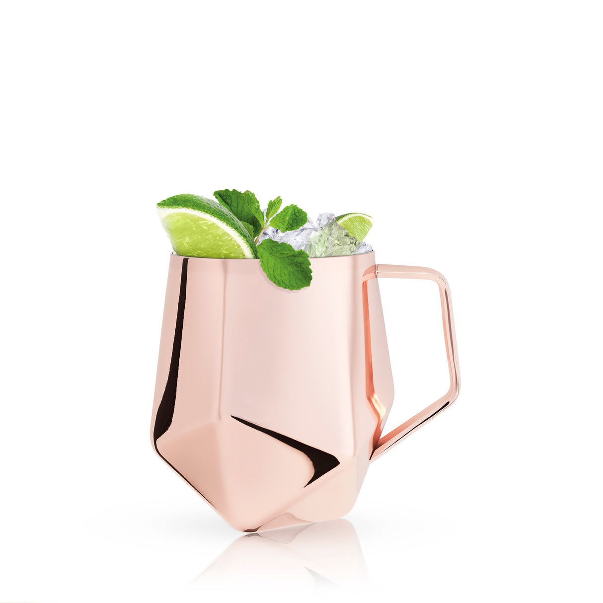 Seneca Faceted Moscow Mule Mug in Copper