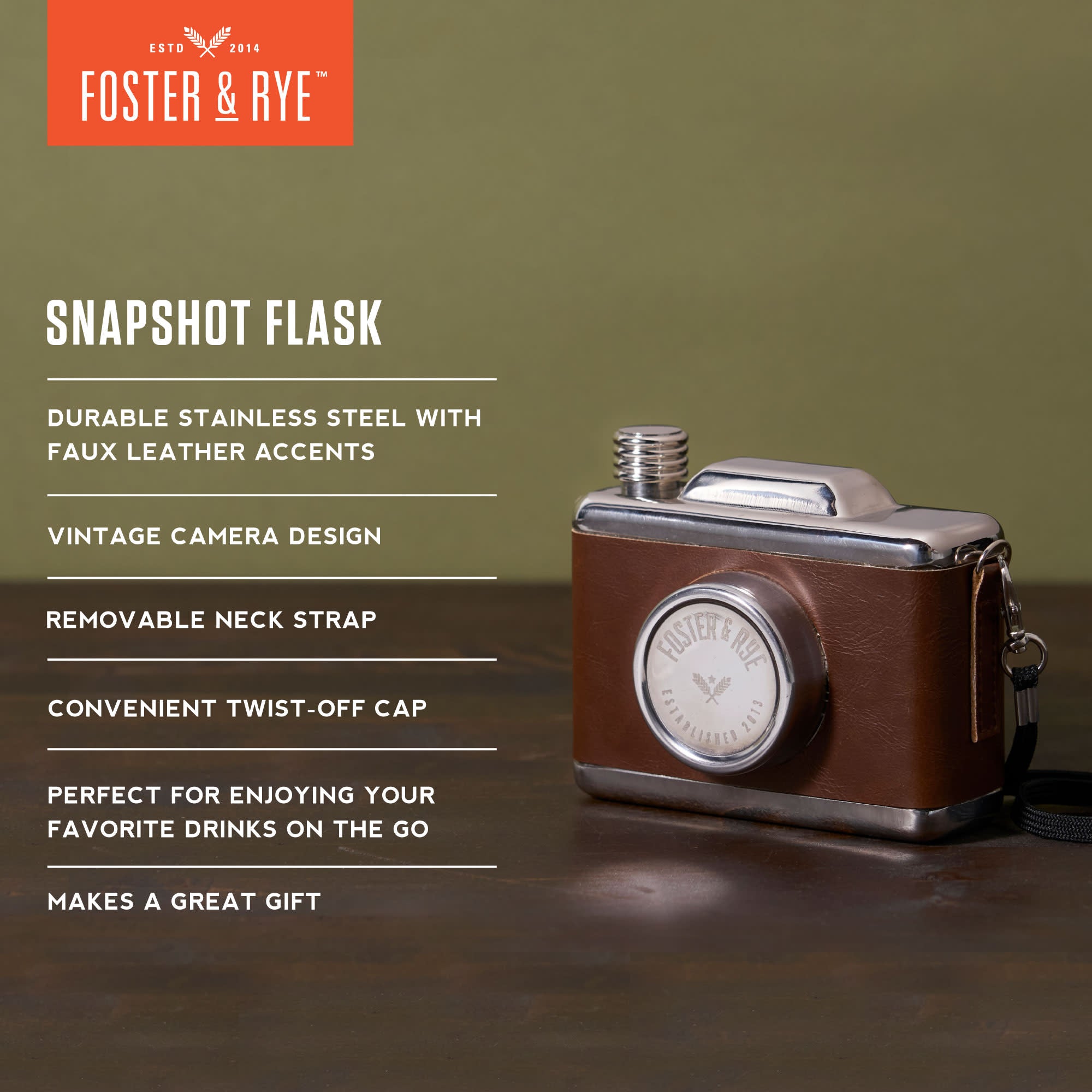 Foster & Rye Snapshot Flask - Thumbnail 5