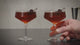 Raye Crystal Angled Coupe Glasses, Set of 4