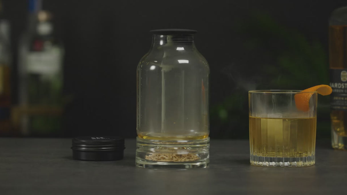 5-Piece Stacking Smoked Cocktail Kit