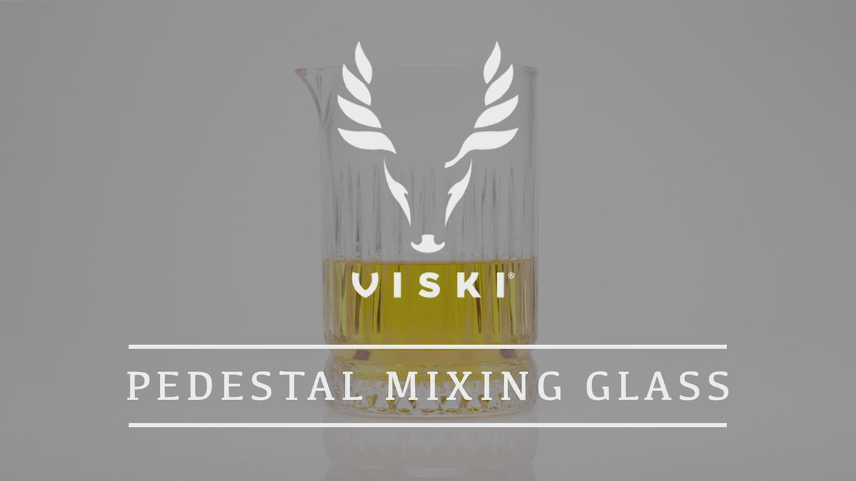 Pedestal Crystal Mixing Glass