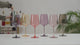 Reserve Nouveau Crystal Wine Glasses in Violet, Set of 2