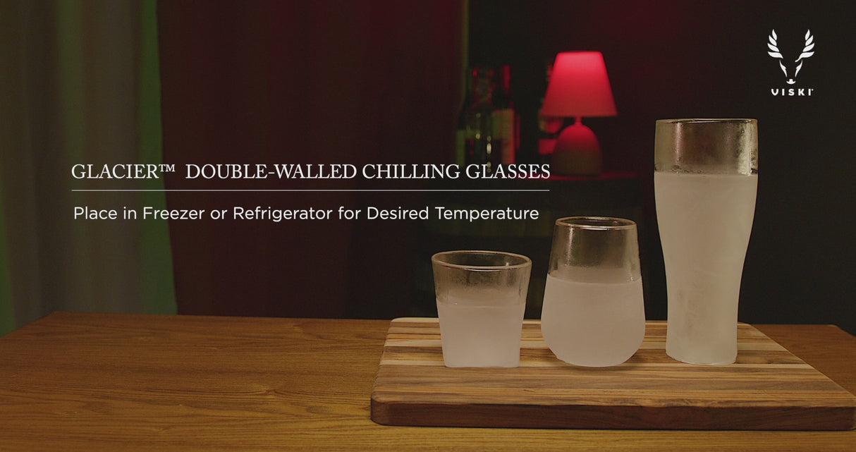 Glacier Double Walled Chilling Whiskey Glass