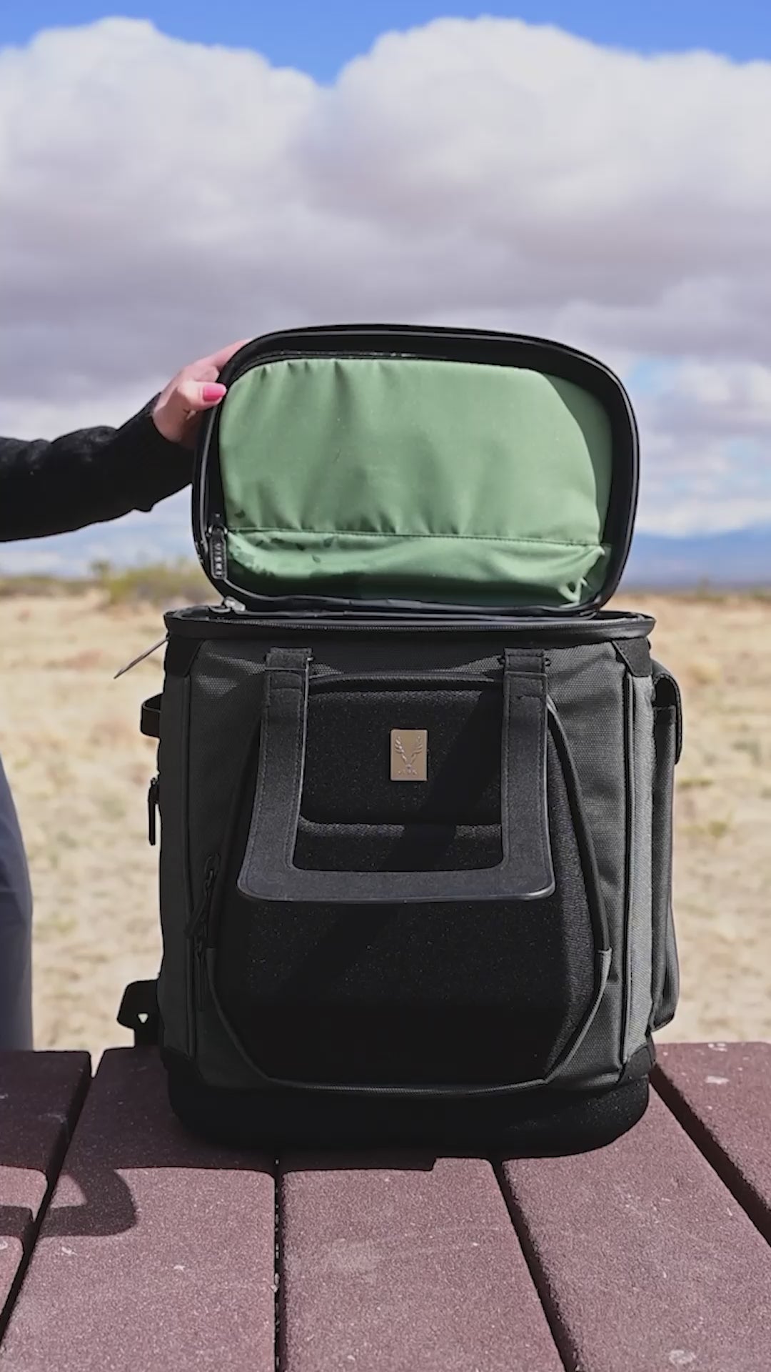 Roanoke Insulating Backpack in Black