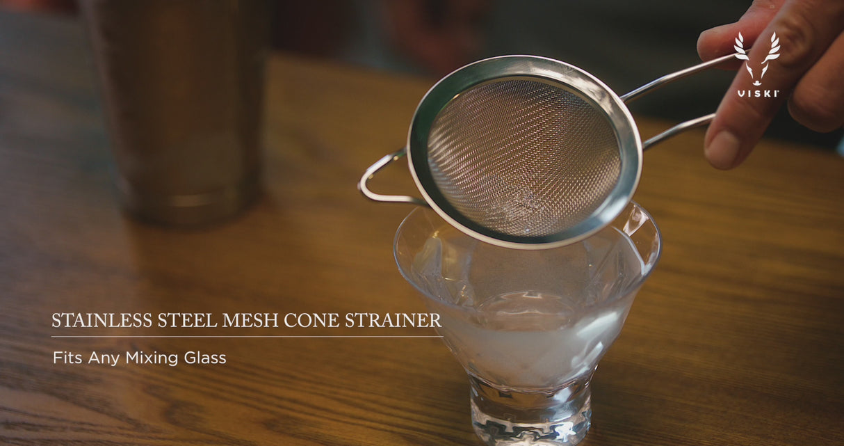 Harrison Mesh Cone Strainer in Stainless Steel