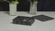 Glacier Highball Ice Cube Tray with Lid in Grey