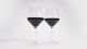 Raye Crystal Angled Burgundy Glasses, Set of 2