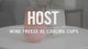 Wine FREEZE XL Cooling Cup in Gray