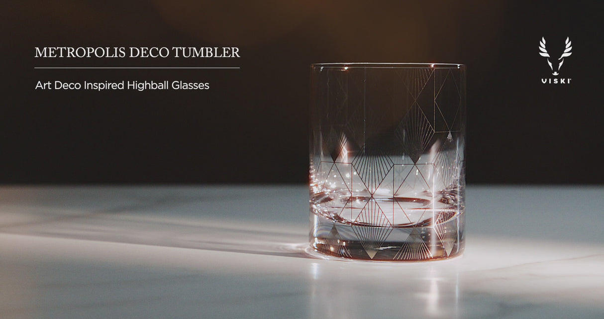 Deco Crystal Tumbler, Bulk