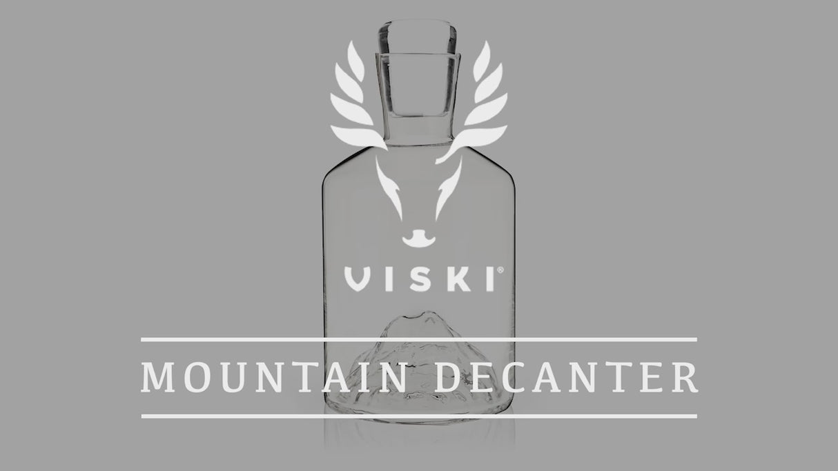 Mountain Crystal Liquor Decanter