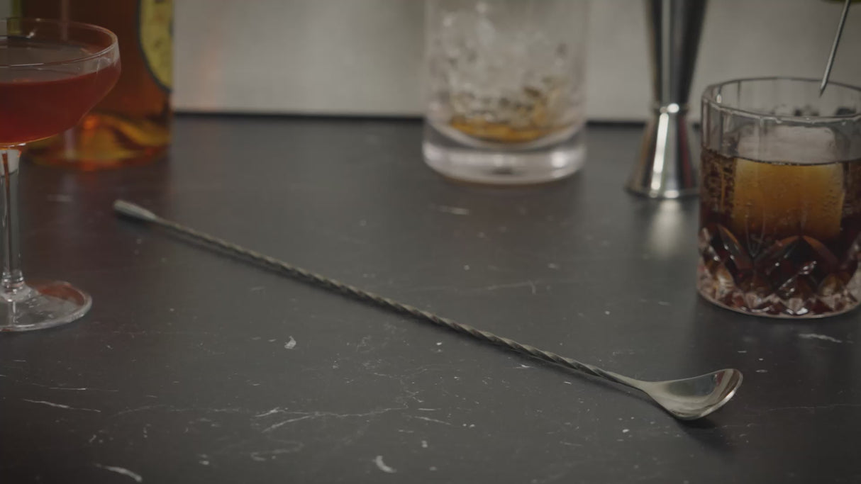 Harrison Weighted Bar Spoon in Stainless Steel