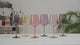 Reserve Nouveau Crystal Wine Glasses in Violet, Set of 2