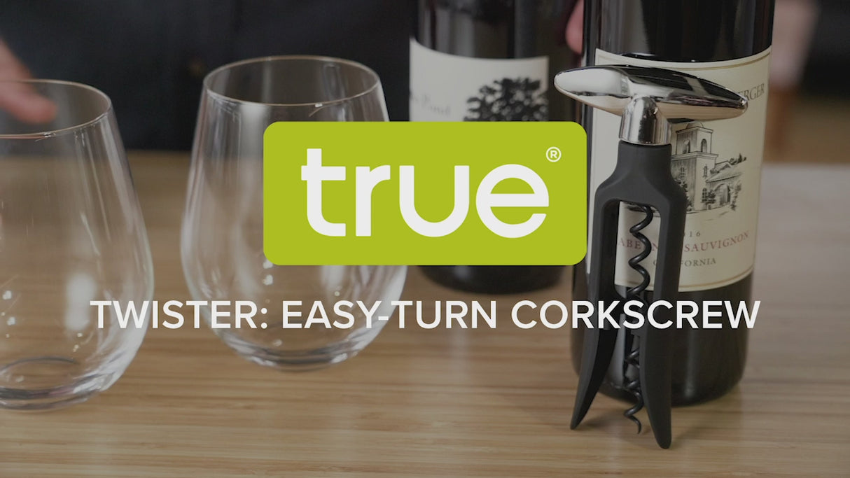 Twister Easy-Turn Corkscrew in Black