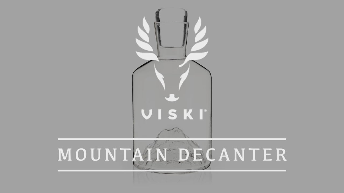 Mountain Crystal Liquor Decanter