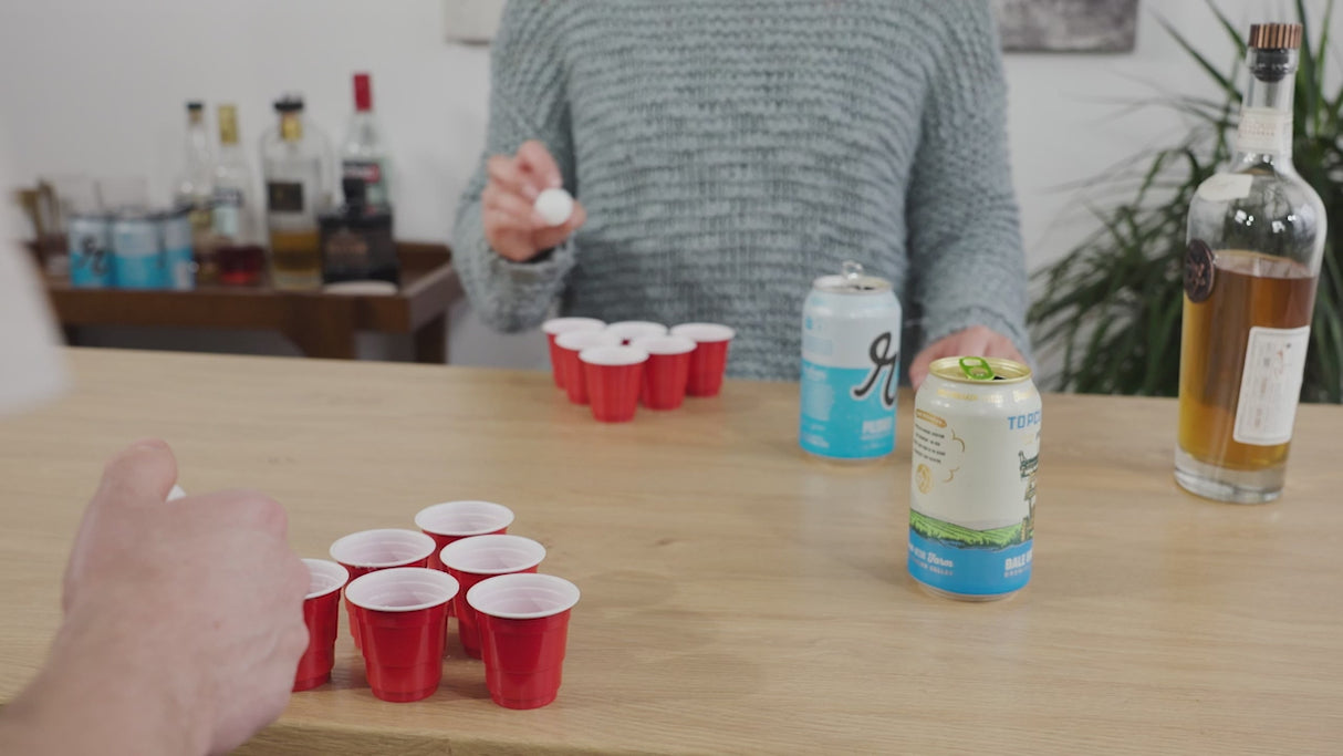 Party Mini Beer Pong Kit on Clip Strip