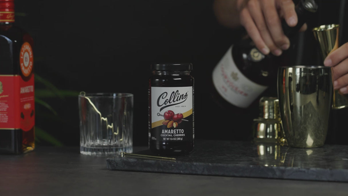 Stemless Amaretto Cherries, 13.4 oz