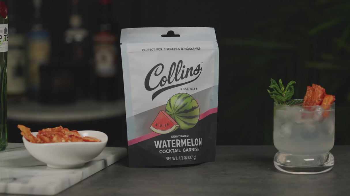 Dehydrated Watermelon Cocktail Garnish, 1.3 oz
