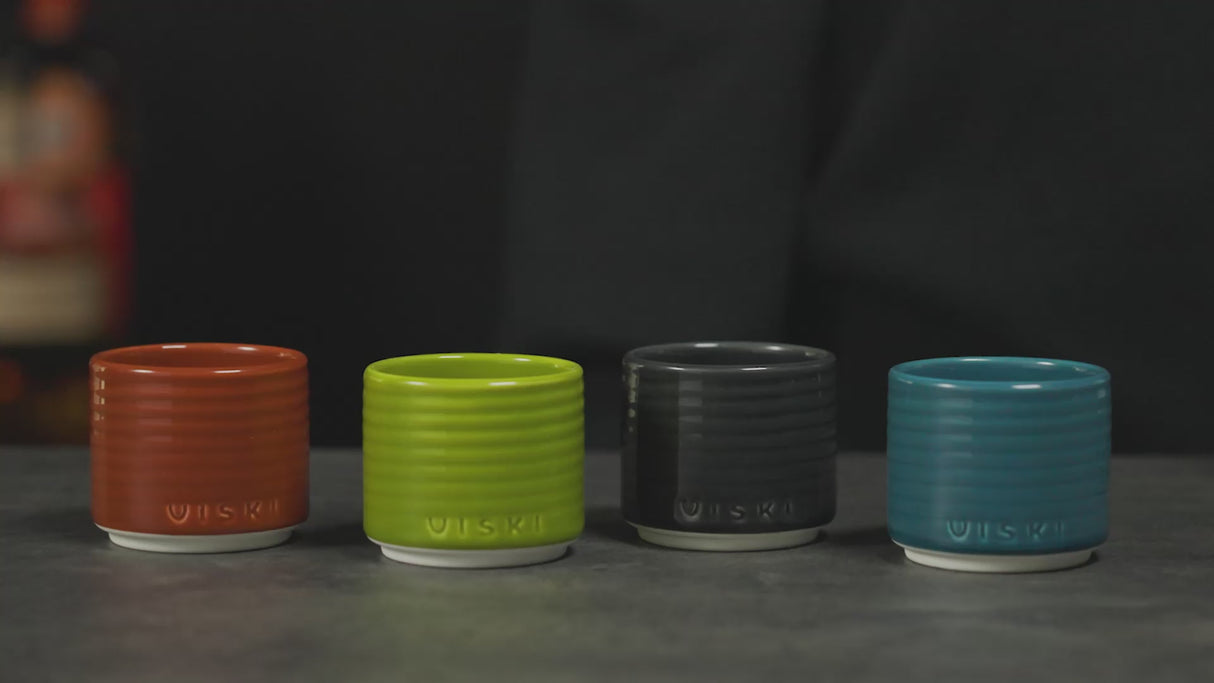 Soju Ceramic Cups, Set of 4