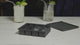Glacier Highball Ice Cube Tray with Lid in Grey