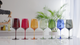 Reserve Nouveau Crystal Wine Glasses in Seaside, Set of 4