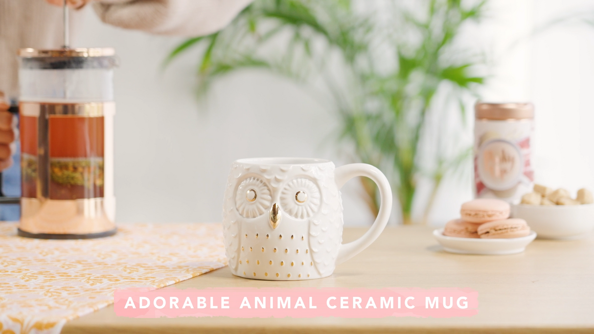 Olivia Ceramic Owl Mug