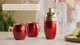 Moscow Mule Mug & Shaker Gift Set in Red